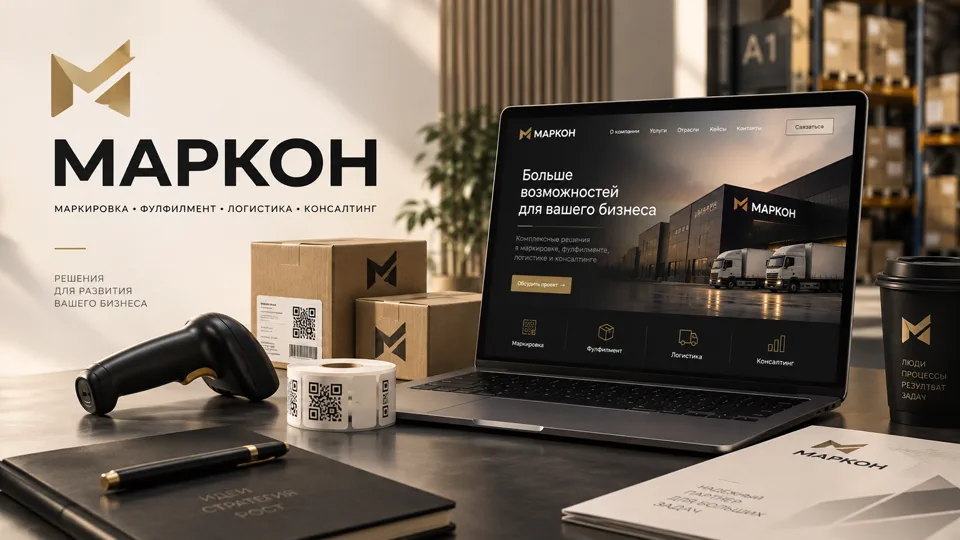 Сайт-визитка группы компаний МАРКОН