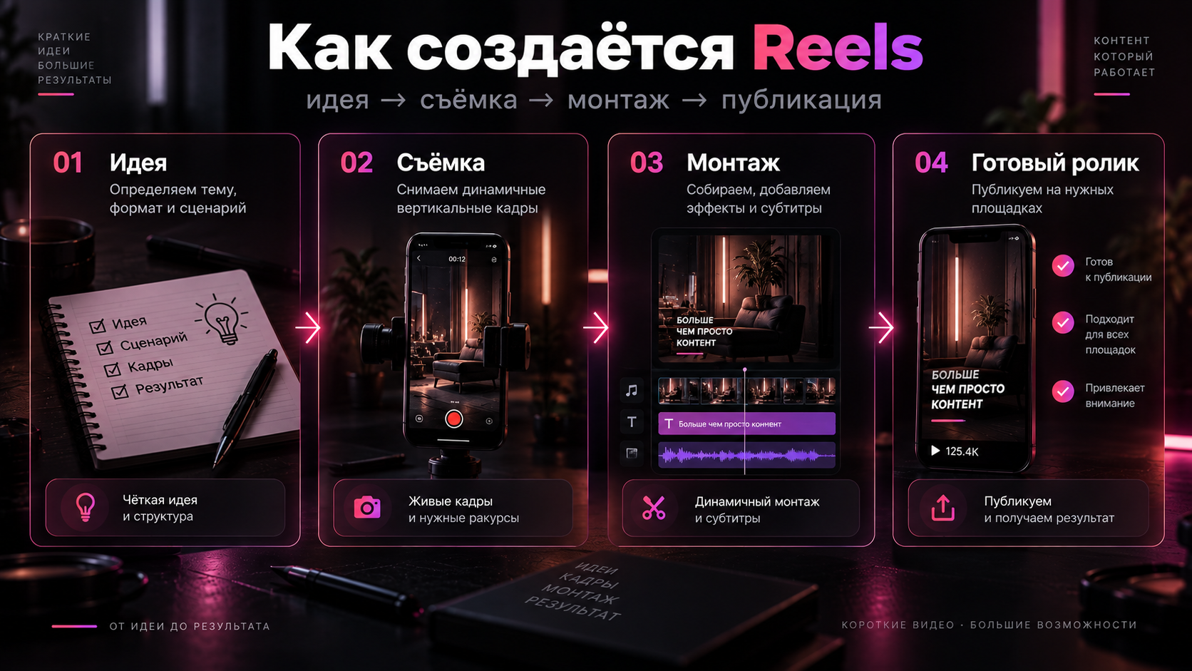 Как создаётся короткий ролик