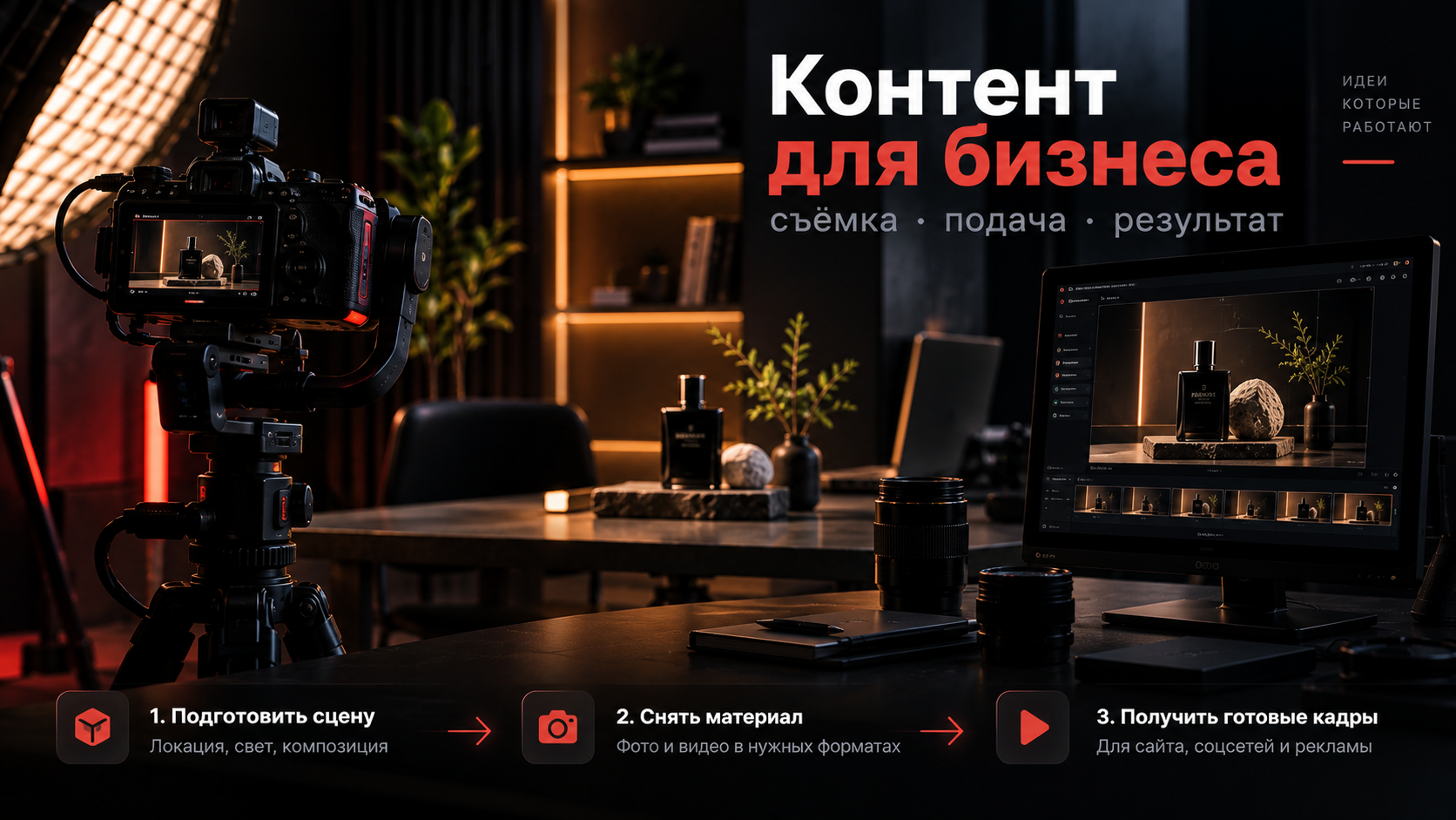 Съёмка контента