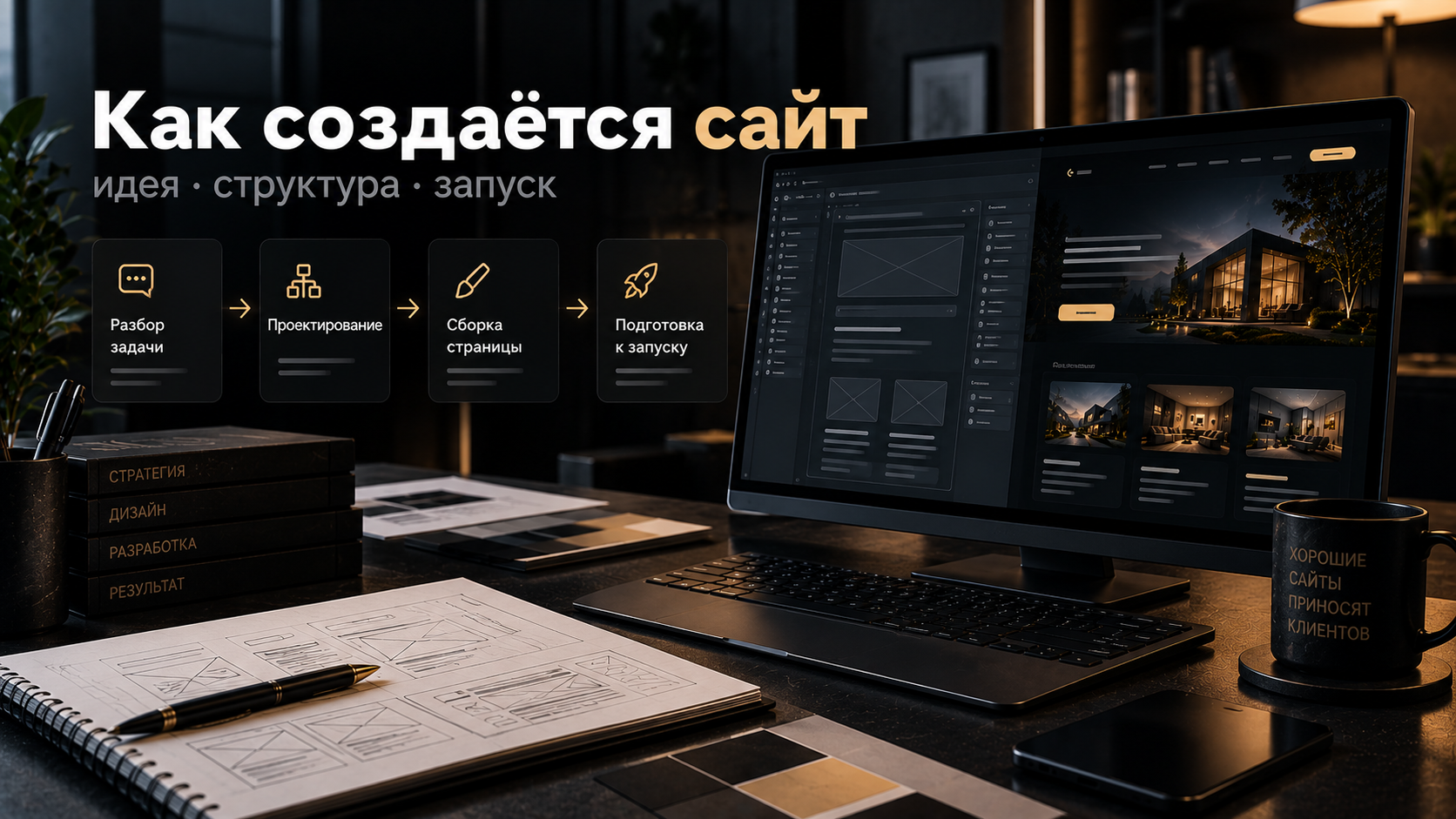 Процесс создания сайта